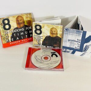 Andrew Weil MD CD 8 Meditations for Optimum Health Self Help Healing Wellness